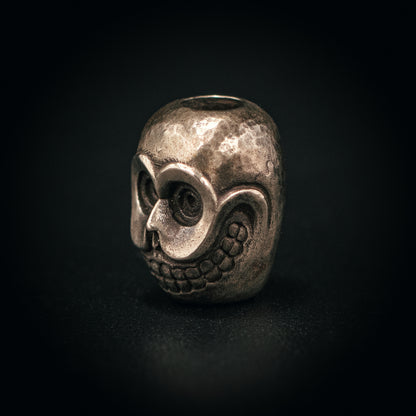 Skull_A Paracord Bead for Knife, lanyard Pendants，custom beads，550 Paracord， Bracelet beads, and EDC Gears, ShadowEDC DIY Outdoor Survival Tool Accessories 