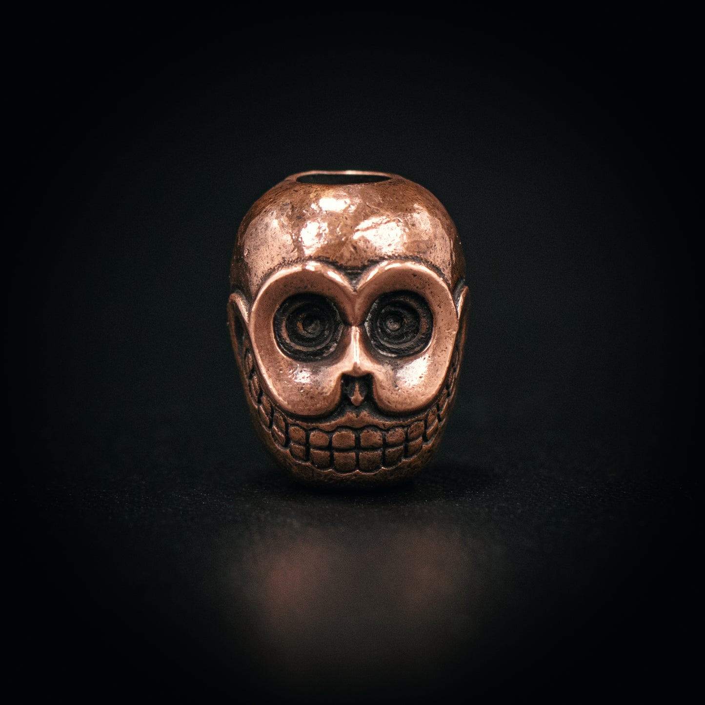Skull_A Paracord Bead for Knife, lanyard Pendants，custom beads，550 Paracord， Bracelet beads, and EDC Gears, ShadowEDC DIY Outdoor Survival Tool Accessories 