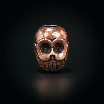 Skull_A Paracord Bead for Knife, lanyard Pendants，custom beads，550 Paracord， Bracelet beads, and EDC Gears, ShadowEDC DIY Outdoor Survival Tool Accessories 
