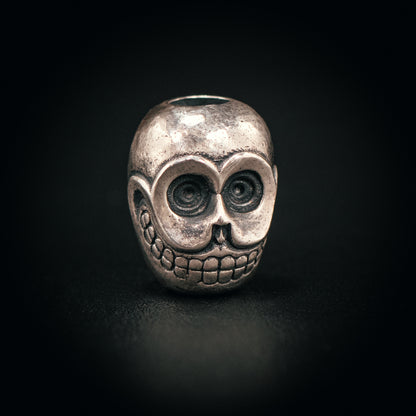 Skull_A Paracord Bead for Knife, lanyard Pendants，custom beads，550 Paracord， Bracelet beads, and EDC Gears, ShadowEDC DIY Outdoor Survival Tool Accessories 