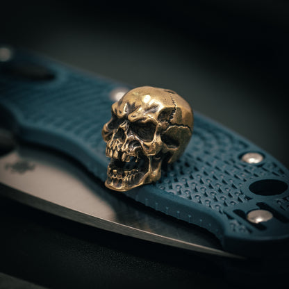 Skull Paracord Bead for Knife, lanyard Pendants，custom beads，550 Paracord， Bracelet beads, and EDC Gears, ShadowEDC DIY Outdoor Survival Tool Accessories 
