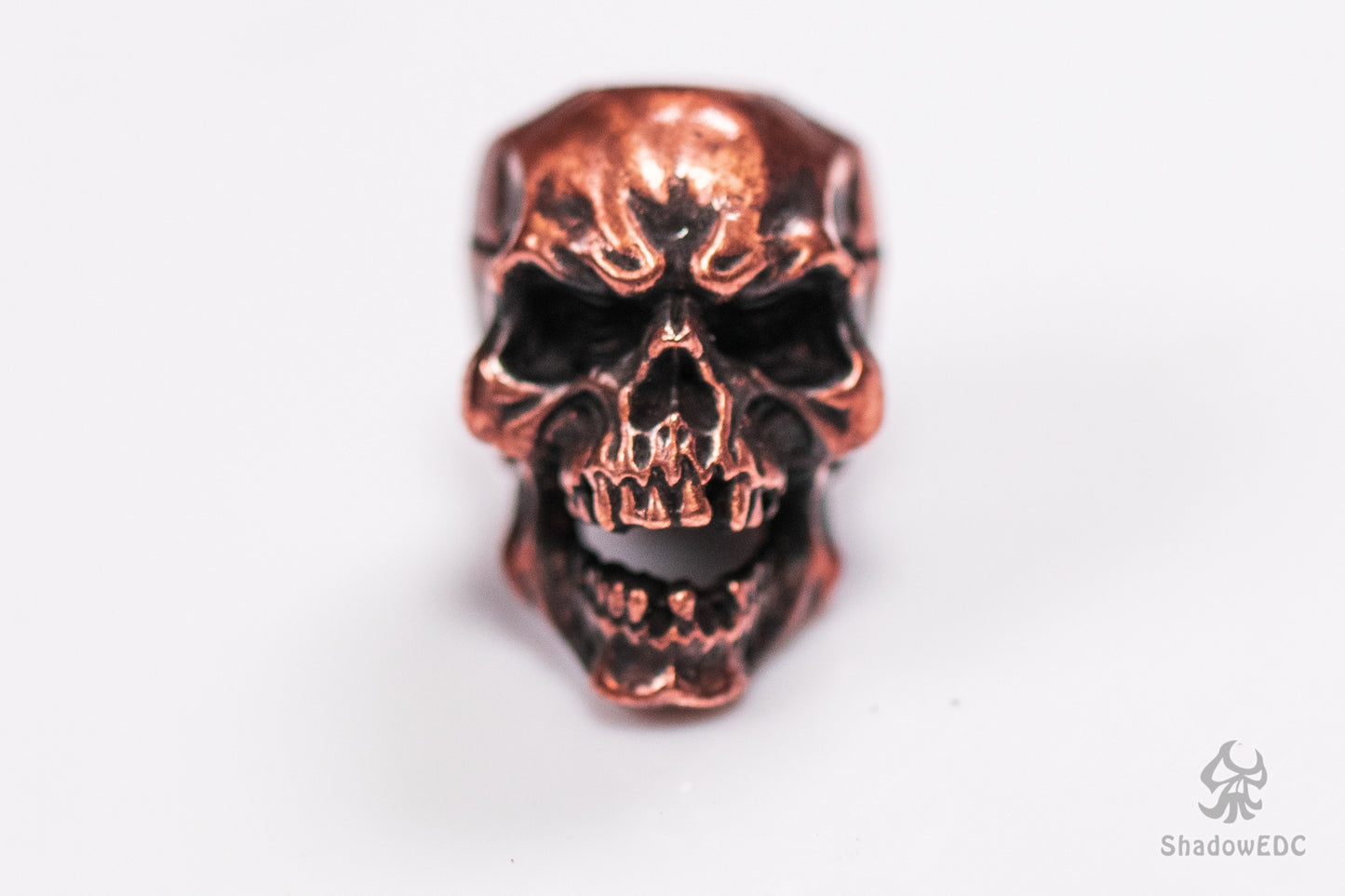 Skull Paracord Bead for Knife, lanyard Pendants，custom beads，550 Paracord， Bracelet beads, and EDC Gears, ShadowEDC DIY Outdoor Survival Tool Accessories 