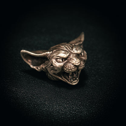 The sphinx cat Egypt Patronus Paracord Bead for Knife, lanyard Pendants，custom beads，550 Paracord， Bracelet beads, and EDC Gears, ShadowEDC DIY Outdoor Survival Tool Accessories 