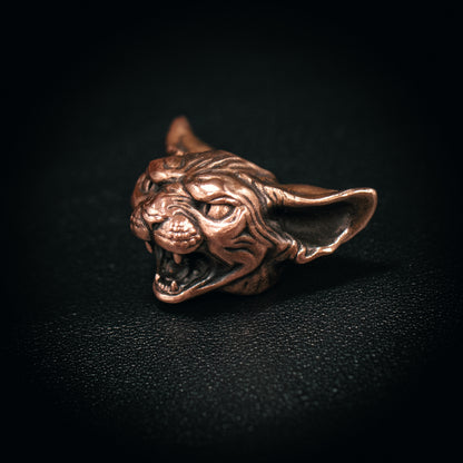 The sphinx cat Egypt Patronus Paracord Bead for Knife, lanyard Pendants，custom beads，550 Paracord， Bracelet beads, and EDC Gears, ShadowEDC DIY Outdoor Survival Tool Accessories 