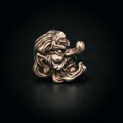 Tengu 天狗 てんぐ  Paracord Bead for Knife, lanyard Pendants，custom beads，550 Paracord， Bracelet beads, and EDC Gears, ShadowEDC DIY Outdoor Survival Tool Accessories 