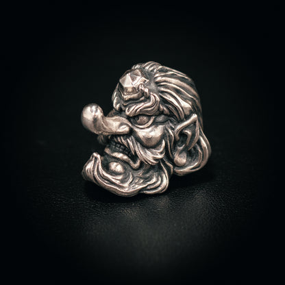 Tengu 天狗 てんぐ  Paracord Bead for Knife, lanyard Pendants，custom beads，550 Paracord， Bracelet beads, and EDC Gears, ShadowEDC DIY Outdoor Survival Tool Accessories 