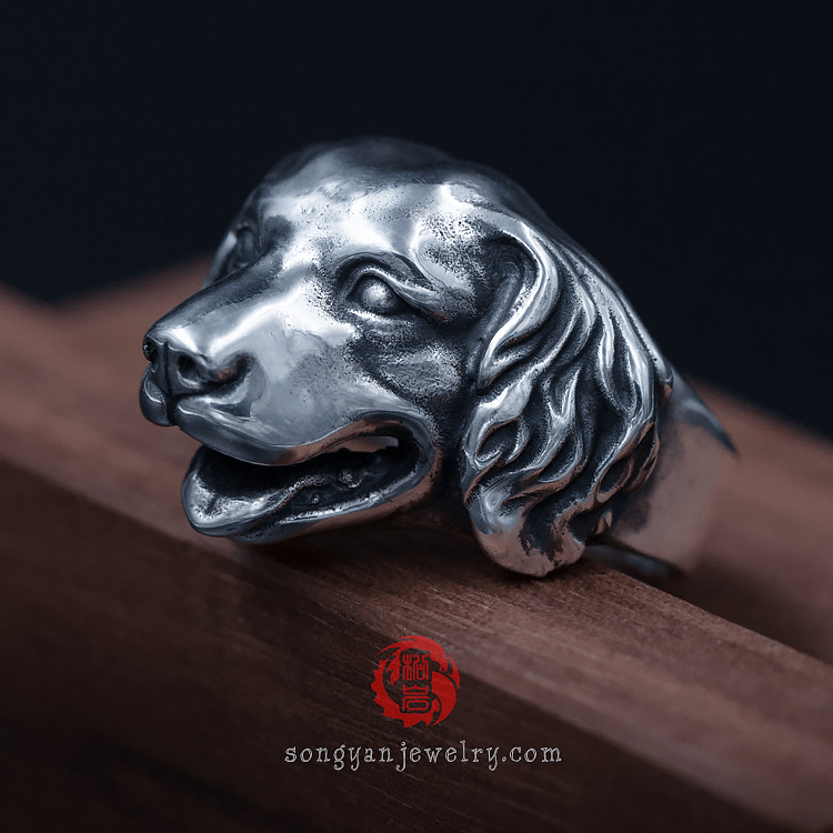 Golden Retriever Silver Ring