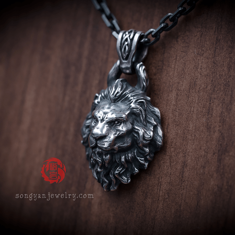 Lion Silver Pendant