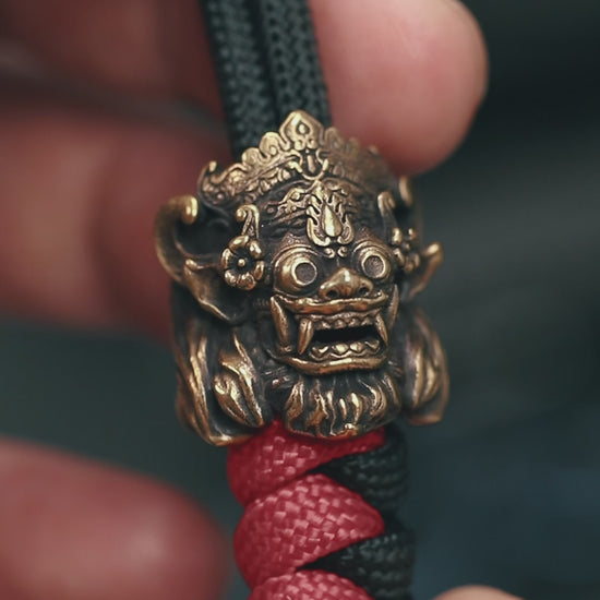 Barong Paracord Bead for Knife, lanyard bead，Bracelet bead, and EDC beads, ShadowEDC 