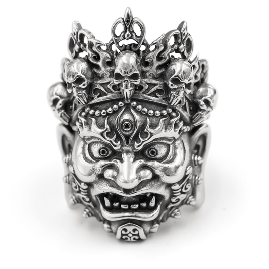 Silver Mahakala Ring