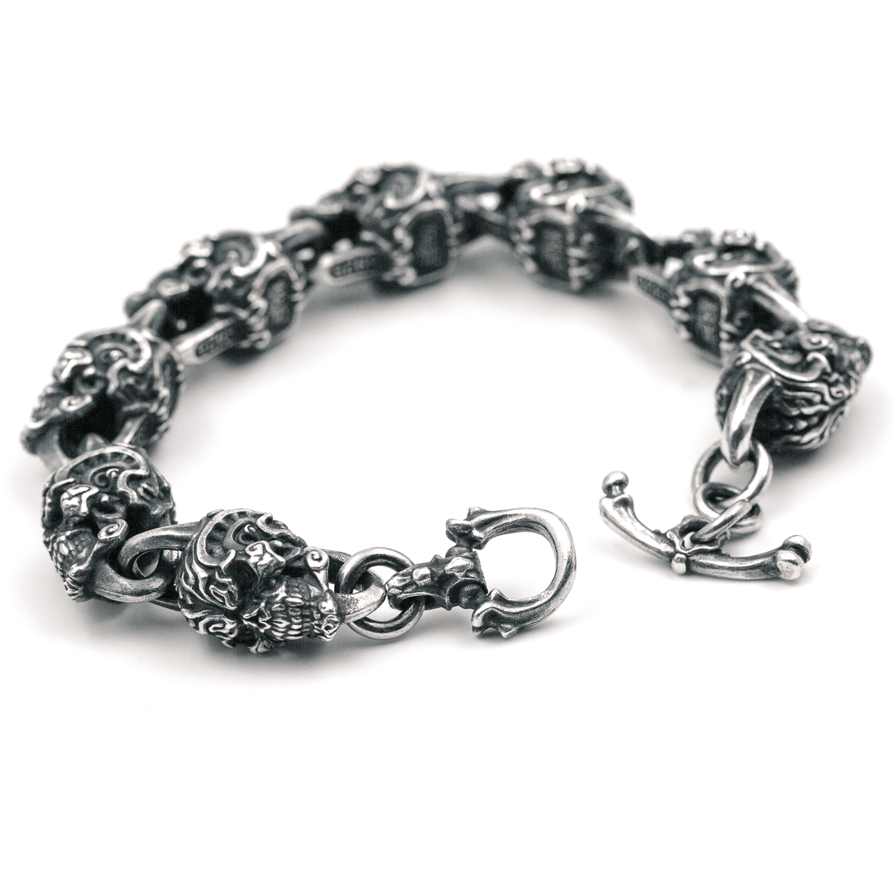 Skull Silver Bracelet